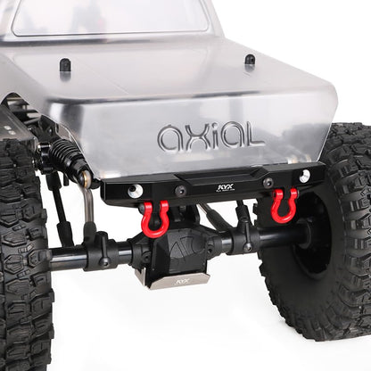KYX Racing CNC Machined Aluminum Rear Bumper Upgrades Parts Accessories for 1/10 RC Crawler Car Axial SCX10 PRO