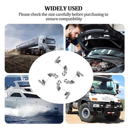 4PCS Car Air Filter Clips, Heavy Duty Vehicle Air Cleaning Filter Box Housing Fastening Connections Clips, Automotive Engine Housing Box Lid Spring Clamps Replacement, Universal Fit