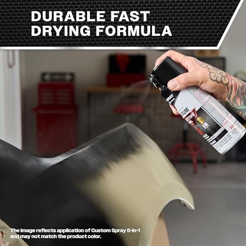 Rust-Oleum 2X Automotive Enamel 5-in-1 Spray Paint, Semi-Gloss Black | Fast Dry, Adjustable Custom Spray Dial, Multi Surface (Metal, Wood, Plastic and More), Any Angle, Ultimate Coverage, 6 Pack - color: Semi-Gloss Black, size: 12 Ounce (Pack of 6)