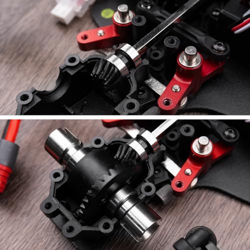 30T/10T Steel Differential Drive Front Rear Gears for MJX Hyper Go | 14210 14209 16208 H14BM 1/14 RC Car Upgrade Part Helical Bevel Gear