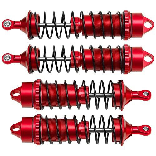Full Metal Front & Rear Shock Absorber Adjustable Damper Shocks Compatible with Arrma 1/8 Kraton Outcast Notorious 6S BLX RC Car