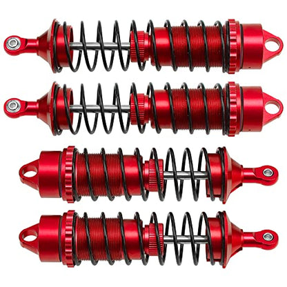 Full Metal Front & Rear Shock Absorber Adjustable Damper Shocks Compatible with Arrma 1/8 Kraton Outcast Notorious 6S BLX RC Car