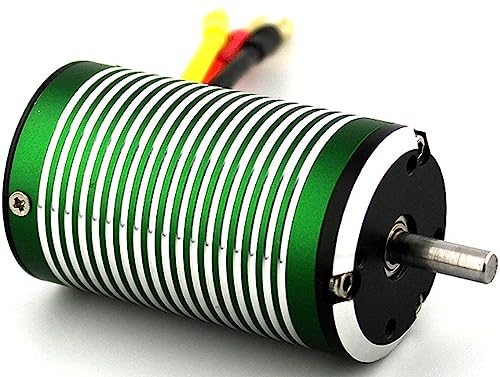 XTEAM 3660 4650KV Brushless Motor 1700W 120A 12V 4-Pole Design, Suitable for 1/8 1/10 1/12 RC Electric Racing Car, Buggy, RC Boat - size: 3660-4650KV