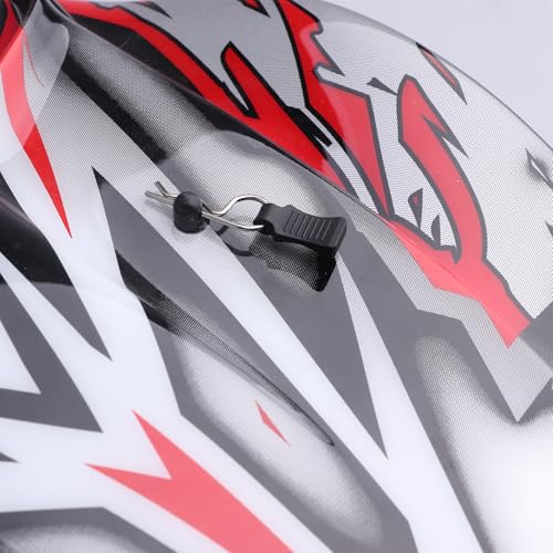 50 Pieces HobbyPark Universal RC Body Clips w/Pull Tabs Car Clips R Clips for All 1/10 1/12 Scale Redcat HPI HSP Exceed RC Car Parts Truck Buggy Shell Replacement, Silver - size: 1.2mm Rod Silver Clips and Tabs