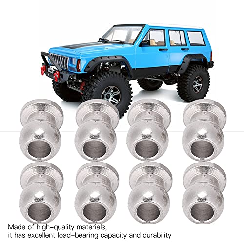8Pcs Metal RC Car Rod Ends Ball Joint Linkage Compatible with 1/10 Hpi/Hsp/Losi/Axial//Redcat/Himoto/Losi RC Car Model Car Accessories
