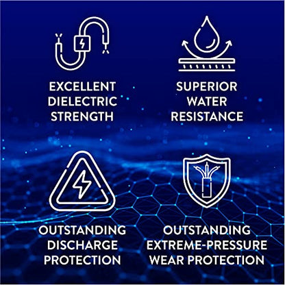 Dielectric Grease, 2 Oz. Tube | Waterproof Dielectric Silicone Grease for Electrical Connectors, Switches, and Sensors | Safe High Temp Grease & Multipurpose Electric Grease | Waterproof & High Temp Multipurpose Silicone Grease for Electrical Connectors,
