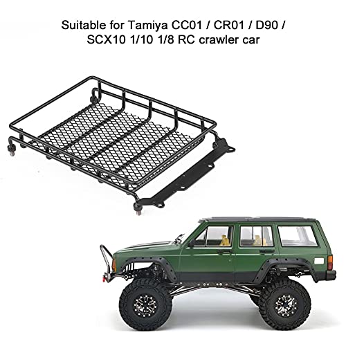 Steel Luggage Tray, Vehicle Accessory Model, Roof Rack for Crawler Car 1/10 RC (M15x10.5cm) - style: M15x10.5cm