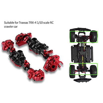 Portal Axles, Metal Front Rear Portal Axles for Traxxas TRX-4 1/10 Scale Model Car Accessory Eco-Friendly Durable and Not Easy to Deform