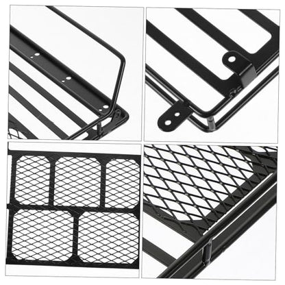 Rc Crawler Luggage Rack Car Roof Storage Bracket Simulation Climbing Car Accessory Holder - size: 22.8X14.1cm
