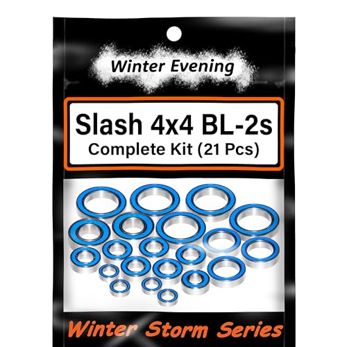 for Traxxas BL-2s 4WD - Slash, Rustler, Stampede, and Rally Bearings Kit (21 Pcs)
