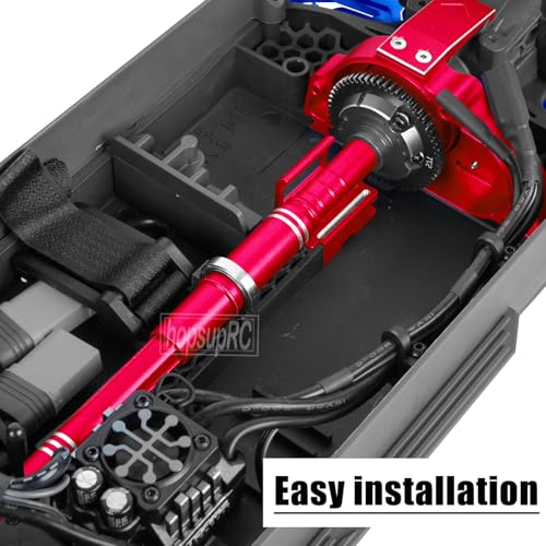 RC Suspension Arms Set&Steering Block Knuckles&Drive Shaft Axles Upgrades Part for 1/10 Kraton 4S V2 BLX,Outcast 4S V2 BLX,CVD Driveshafts Suspension Arms Hubs Caster Blocks.Red(Only Fit V2) - color: Red (2pcs)