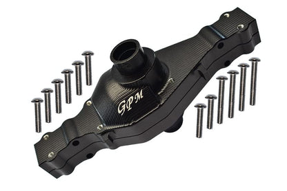 GPM for Tamiya 1/14 Truck Upgrade Parts Aluminum Center Gear Box - 1 Set Black