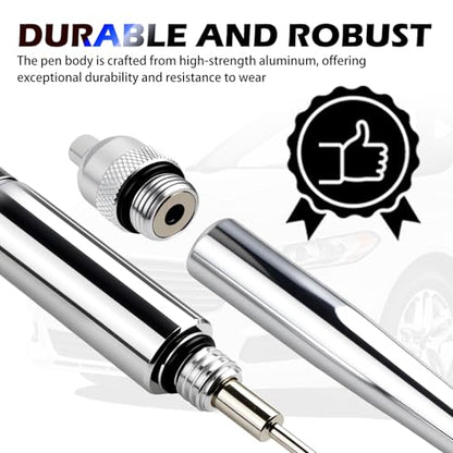 Car Precision Oiler Pen,Aluminum Pen Oiler with Solid Needle & Pocket Clip,Portable Leak-Proof Oil Applicator Car Accessories for Automotive Parts/Machine Maintenance