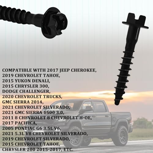 5PCS Air Box Screw, Universal Air Filter Box Screws Kit, Rust-Proof Fasteners Automotive Accessories GM Style Screws for Chrysler Chevrolet Dodge Jeep Pontiac