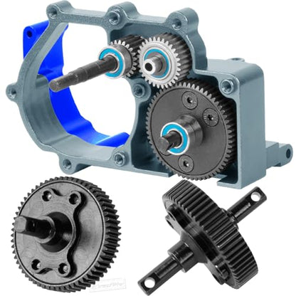 RC Upgrades Part for 1/10 Slash/Rustler/Stampede/Bandit 2WD VXL,48P 76T 83T 86T 90T Spur Gear &Transmission Gear &Slipper Clutch &Pressure Plate &Slipper Rebuild Kit,Green - color: Green(for 2wd)