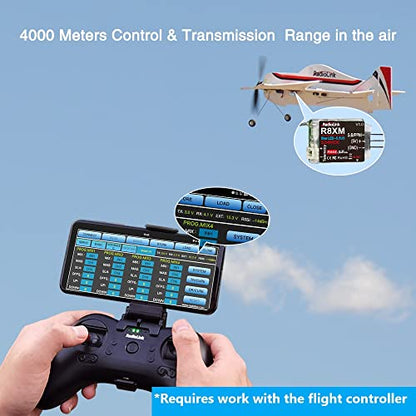 Radiolink R8XM 8 Channels 2.4GHz RC Receiver SBUS/PPM Voltage Telemetry Long Range Control RX for Aircraft T8S/T8FB Transmitter