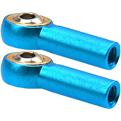 12Pack Vgoohobby Aluminum M4 Link Rod Tie Rod End Ball Head Joint Holder CW 26mm Compatible with Axial Redcat HPI Traxxas HSP 1/10 RC Car Truck Buggy Crawler (Blue) - color: Blue