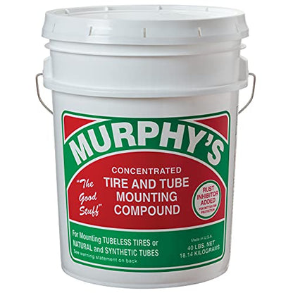 Murphy's Concentrated Tire and Tube Mounting Compound Lubricant | Vegetable-Based, Dilutable 3:1 with Water, No Petroleum Oils, Lighter and Clearer Than Competitors, Non-Toxic