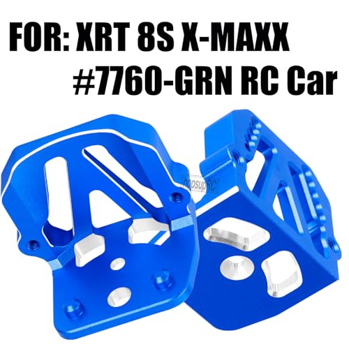 RC Motor Mounts Fixed Seat Upgrade Parts for XRT 8S X-MAXX #7760-GRN RC Car.Navy Blue(2PCS) - color: Navy Blue(upgrade Parts)