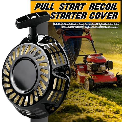 Pull-Start-Recoil-Starter Cover for Harbor Freight-Predator Rato 212cc 6.5HP 7HP OHV Engine Go Kart Pit Bike Generator Lawnmower