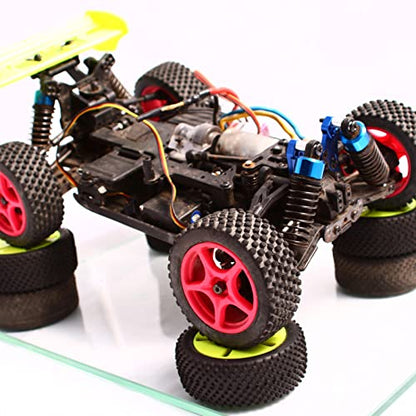 MECCANIXITY Aluminum Alloy 25T Steering Servo Arm Horn Black for 1/8 1/10 RC Car/Boat/Airplane Boat Accessories 2 Pcs - color: Black