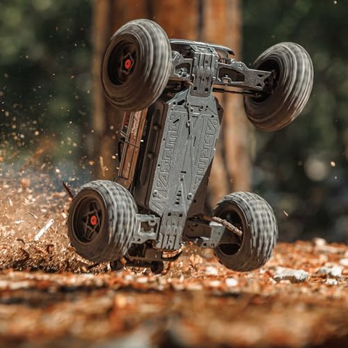 ARRMA RC Truck Outcast 4X4 4S BLX 1/10TH 4WD Stunt Truck RTR (Battery and Charger Not Included), Gunmetal, ARA4410V2T3 - color: Gunmetal
