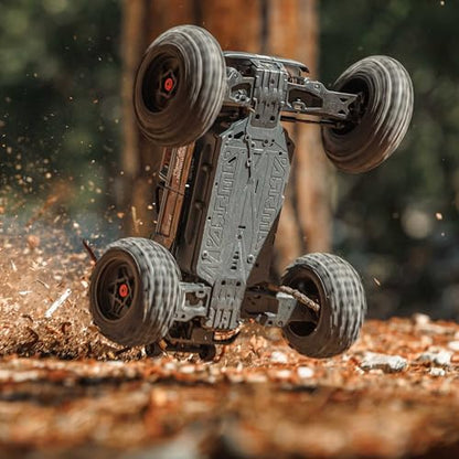 ARRMA RC Truck Outcast 4X4 4S BLX 1/10TH 4WD Stunt Truck RTR (Battery and Charger Not Included), Gunmetal, ARA4410V2T3 - color: Gunmetal