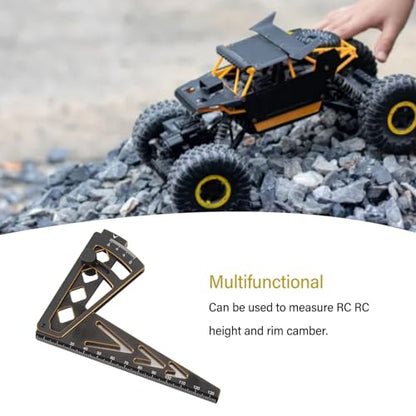 Multifunctional for S6 G6rc Drone Battery RC Camber RC Car Inclined Ruler with Camber Gauge, Ride Height Tool - Premium RC Car Camber Gauge, Multi Angle Measuring Tool