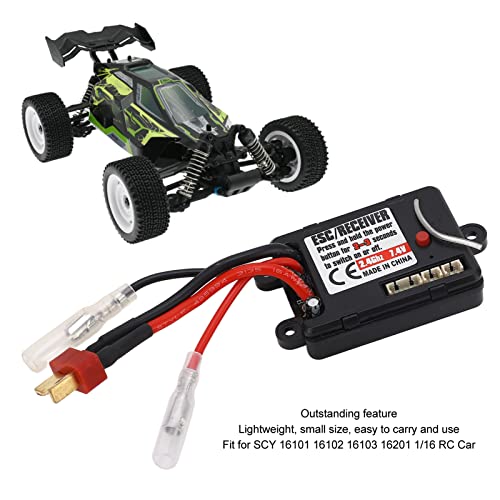 RC Brushed ESC, 30A Waterpr001f Electronic Speed Controller for SCY 16101 16102 16103 16201 1/16 RC Car, Fit for RC Car Remote Control Car Electric Speed Controller