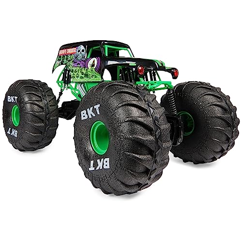 Monster Jam, Official Mega Grave Digger All-Terrain Remote Control Monster Truck, Over 2 Ft. Tall, 1:6 Scale, Kids Toys for Boys and Girls Ages 4 and Up | Over 2-Ft Long, All-Terrain RC Truck for Hero-Sized Stunts, Oversized Tires & Advanced Suspension, G