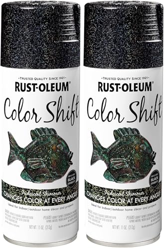 Rust-Oleum 384335 Specialty Color Shift Spray Paint, 11 oz,Iridescent Shimmer (Pack of 2) - color: Iridescent Shimmer, size: 11 oz (Pack of 2)