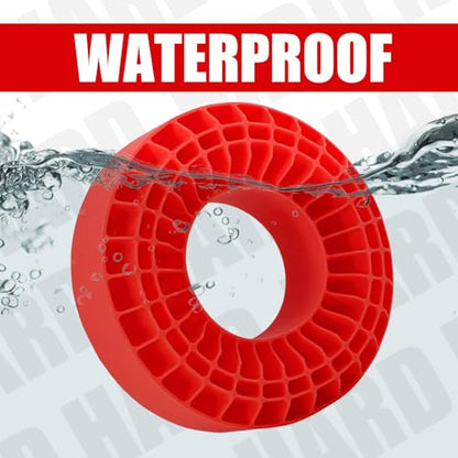 INJORA Silicone Rubber Insert for 118-122mm 4.75" OD 1.9" Tire, Red - color: Red