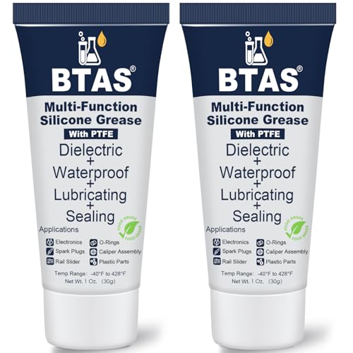 BTAS Dielectric Grease Automotive for Electrical Connectors,Di Dialectical Contact Tune-Up Grease of Car Spark Plug Boot Components Battery Terminal Electric Grasa,Against Salt Corrosion 1 oz 2 Pcs - size: 1 oz / 2 Pcs