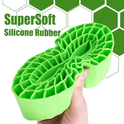 INJORA 4PCS Silicone Rubber Insert for 146-149mm (5.75"OD) 2.2" Tire(Green) - color: Green