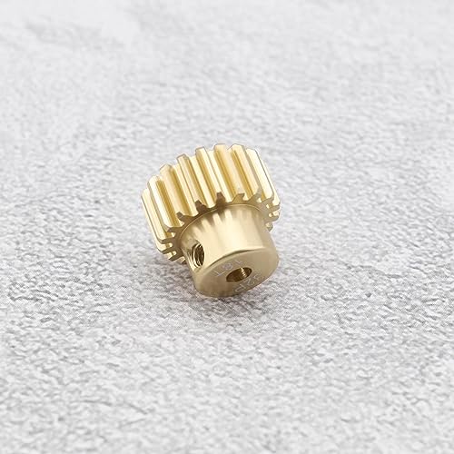 ECSiNG 5PCS 32DP 3.175mm Pinion Motor Gear Set 16T 17T 18T 19T 20T for 1/10 RC Car 3650 540 550 Brushless Motor Shaft Sprocket Replacement Parts