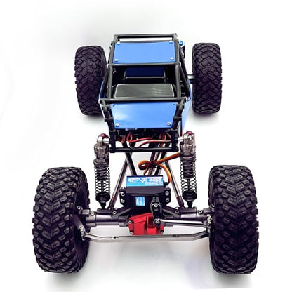 Nylon Rock Buggy Roll Cage Body Shell Chassis Kit for SCX10 ll 90046(Blue) | Roll Cage Rock Buggy Body Shell,1/10 RC Crawler Upgrade Parts,High-strength,Easy Assembled - color: Blue