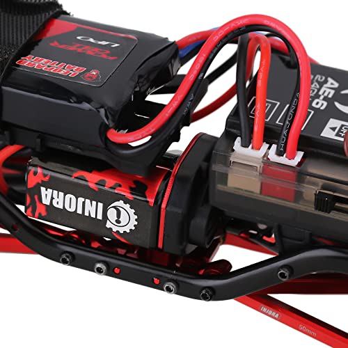 INJORA 050 66T Brushed Motor with Metal Mount for Axial SCX24 Upgrade