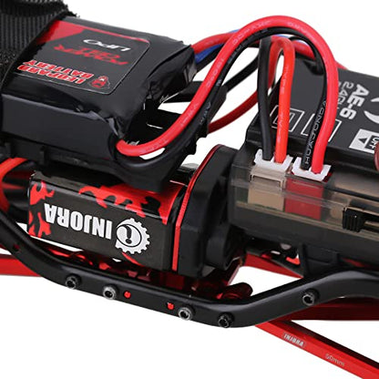 INJORA 050 66T Brushed Motor with Metal Mount for Axial SCX24 Upgrade