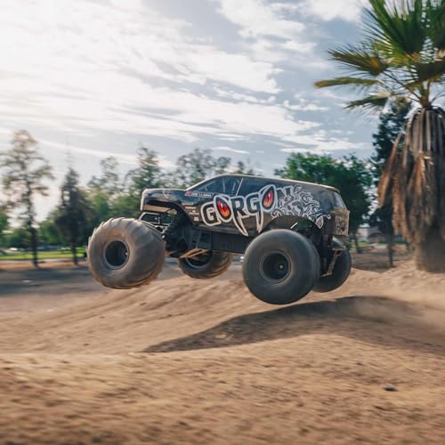 ARRMA Gorgon 2 Wheel Drive MT 1/10 Truck Ready-to-Assemble Kit with Battery & Charger Included, Gunmetal, ARA3230SKT1