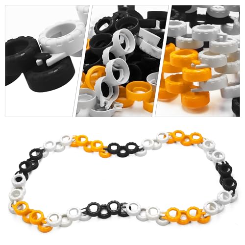180 Pieces RC Car Racing Track Drift Runway Drift Field Fence with 30PCS Road Cones for 1/14 1/16 1/18 1/24 1/28 1/30 1/43 Mini RC Car (Black & Yellow & White, 210PCS) - color: Black & Yellow & White, 210pcs