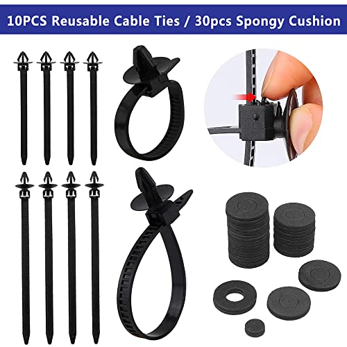 Car Push Retainer Clips 845pcs with 24Most Popular Push Pins Automotive Parts Sizes Auto Screw Trim Clip Assortment with Cable Ties and Blue Fastener Remover for Ford GM Toyota Honda Chrysler Nissan - size: Car Clips 845PCS-Blue