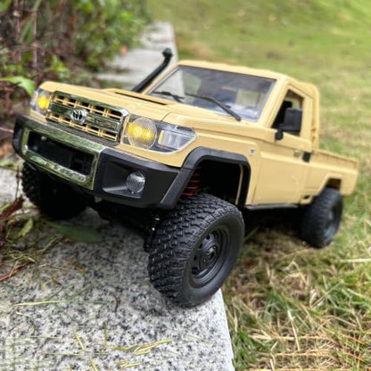 HLSFWDRIVE 1/12 RC Crawler MN82 Remote Control Rock Crawler RC Truck 4x4 | Land Cruiser Off Road Pickup All Terrain Full Proportional 2 Speed RTR 280 Motor 2 Batteries Adult