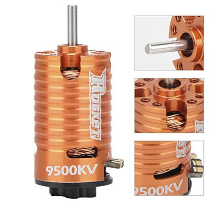RC Motor,Rocket MINI-Z 9500KV 2Poles Brushless Motor for 1/24 1/28 RC Model Car