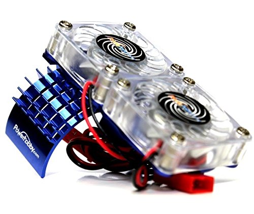 Power Hobby FSBLUE Aluminum Cooling Fan Slash 4WD Blue