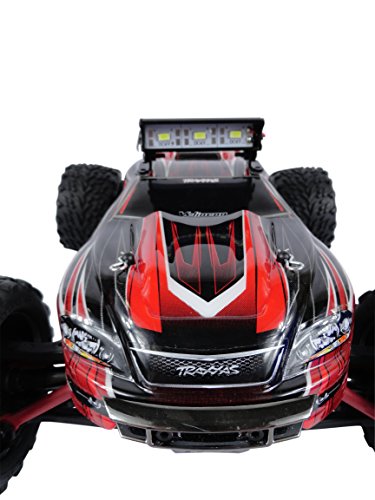 Apex RC 3 LED 55mm Aluminum Light Bar Compatible with Traxxas 1/16 Teton, 1/16 Summit, 1/16 E-Revo, ECX 1/18 Temper, 1/18 Rukus, 1/10 AMP Desert Buggy, 1/10 Boost Buggy & More #9040