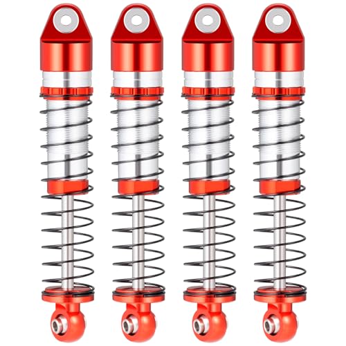 RCLIONS 48mm Big Bore Oil Shock Absorber for AXIAL SCX24 Deadbolt JLU Gladiator 1/24th RC Crawler Car Upgrade Parts - size: 48mm