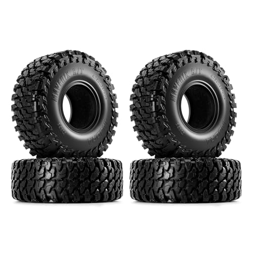INJORA 1.9" 120 * 42mm MAVERIX R/T Tires for 1/10 RC Crawlers (T1925)