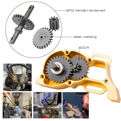 RhinoRC Crawler Gearbox GB867 V2 Kit,Transmission Gears Set,for 1/10 RC Crawler Car (GB867 V2) - color: Gb867 Gearbox