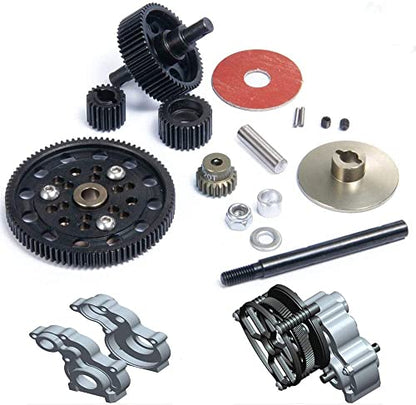 Steel Transmission Gear Set for Axial SCX10 Honcho/Dingo/Jeep 1/10 RC Crawler