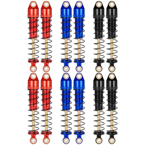 4Pcs Rc Metal Shock Absorber Damper For 1/10 CC01 TRX4 Axial SCX10 D90 D110 (80MM) - size: 80MM